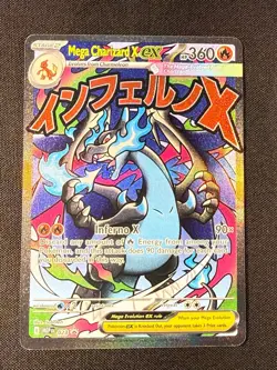 Pokemon TCG Mega Charizard X ex 023 Phantasmal Flames Holo Black Star Promo NM - Image 1