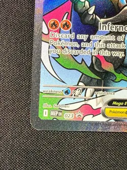 Pokemon TCG Mega Charizard X ex 023 Phantasmal Flames Holo Black Star Promo NM - Image 5