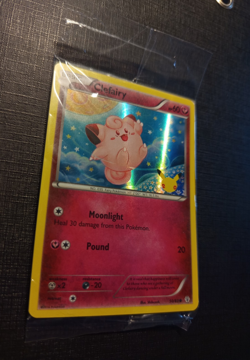 Pokemon "Clefairy" 50/83 *Holo* 20th Anniversary - English - NM/Mint - Image 3