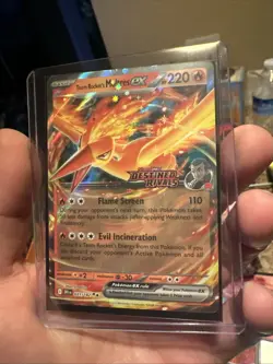 Pokemon TCG Team Rockets Moltres EX Destined Rivals 031/182 Stamped UPC Promo - Image 2