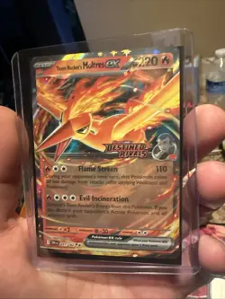 Pokemon TCG Team Rockets Moltres EX Destined Rivals 031/182 Stamped UPC Promo - Image 3