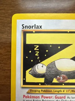 Snorlax Z Black Star Promo #49 Pokemon TCG WOTC Near Mint NM Vintage 2002 - Image 2