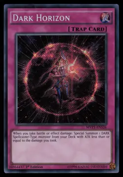 Yugioh Dark Horizon MVP1-ENS26 1st Edition Secret Rare NM - Image 1