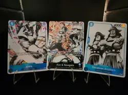 3.X ST22-001 Ace & Newgate, Vista n Decalvan Bros (Alt Art) ONE PIECE Card Eng - Image 1