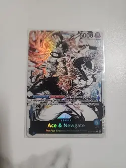 3.X ST22-001 Ace & Newgate, Vista n Decalvan Bros (Alt Art) ONE PIECE Card Eng - Image 2