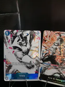 3.X ST22-001 Ace & Newgate, Vista n Decalvan Bros (Alt Art) ONE PIECE Card Eng - Image 3