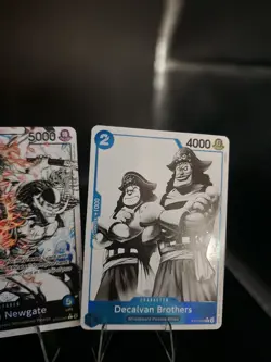 3.X ST22-001 Ace & Newgate, Vista n Decalvan Bros (Alt Art) ONE PIECE Card Eng - Image 5