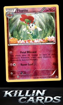 Reverse Holofoil Floette (65) 65/106 Pokemon Uncommon XY - Flashfire Card NM - Image 1