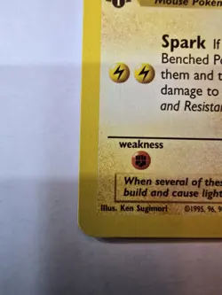 1st Edition Pikachu | 60/64 Jungle Set WOTC | Vintage Pokemon TCG Card NM/LP - Image 5
