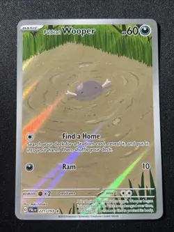 Paldean Wooper - 221/193 - Pokemon Paldea Evolved Illustration Rare Card NM - Image 1