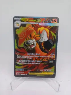 Mega Camerupt ex 156/132 Full Art Mega Evolutions Pokemon TCG Card - Image 1