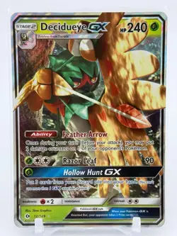 Decidueye GX - 12/149 - Ultra Rare - Sun & Moon Base Set - Pokemon Card - NM/M - Image 1