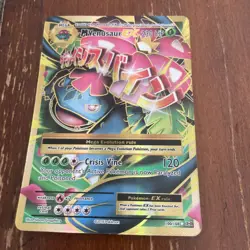 Pokemon TCG Mega-Venusaur-EX Evolutions Holo Full Art Ultra Rare Card 100/108 - Image 1