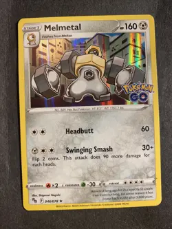 2022 Pokemon Go Set Nintendo Melmetal Holo Holographic Card 46 /78 - Image 1