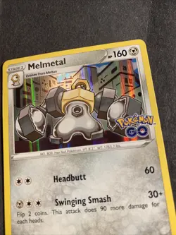 2022 Pokemon Go Set Nintendo Melmetal Holo Holographic Card 46 /78 - Image 3