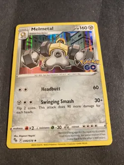 2022 Pokemon Go Set Nintendo Melmetal Holo Holographic Card 46 /78 - Image 5