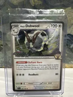 Pokemon TCG Sealed Hop's Dubwool Journey Together Best Buy Promo Card 136/159 - Image 1