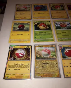 Lot Of 11 Voltorb and Electrode Pokemon Cards - Image 3