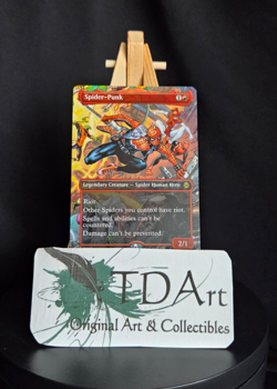 SPIDER-PUNK ~ NM ~ MTG Magic- 0207 SPM Marvel Spider-Man BORDERLESS - Image 1