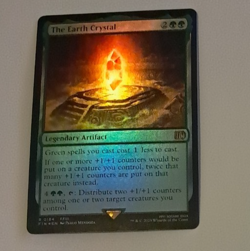 The Earth Crystal FOIL NM/M FINAL FANTASY Magic the Gathering MTG - Image 1