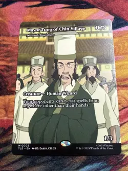 Drannith Magistrate - Mayor Tong of Chin Village - Borderless Avatar MTG - Image 2