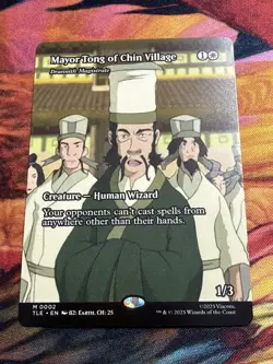 Drannith Magistrate - Mayor Tong of Chin Village - Borderless Avatar MTG - Image 4