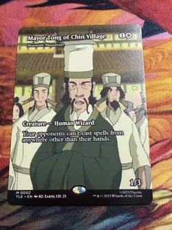 Drannith Magistrate - Mayor Tong of Chin Village - Borderless Avatar MTG - Image 5