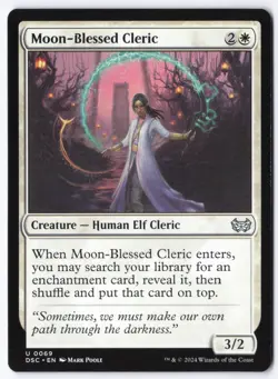 Moon-Blessed Cleric U Commander: Duskmourn: House of Horror 69 NM - Image 1
