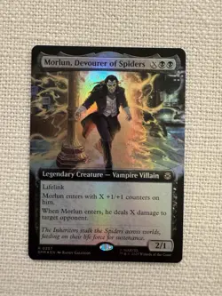 Morlun, Devourer of Spiders Extended Art Foil R0257 MTG Spider-Man NM - Image 1