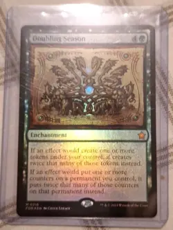 Doubling Season 0216 Foundations Regular Mythic Magic The Gathering FDN EN M NM - Image 1