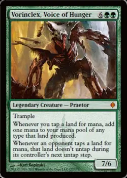 1 x Vorinclex, Voice of Hunger - New Phyrexia - Moderate Play - MTG - Image 1
