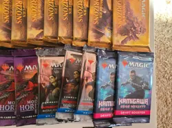 MTG Lot of 65 Magic Booster Packs Chaos Draft Horizons, Commander Legends Strix+ - Image 4