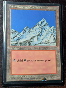 4x Snow-Covered Mountain x4 Ice Age MTG + *BONUS FULL ART* + Fast Shipping! - Image 5