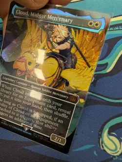 Cloud, Midgar Mercenary (Borderless) (Chocobo Track Foil) Final Fantasy Foil - Image 1