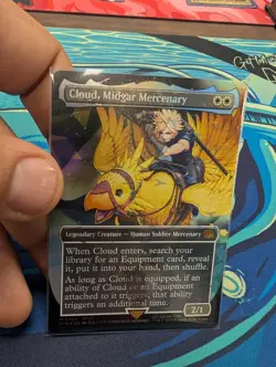 Cloud, Midgar Mercenary (Borderless) (Chocobo Track Foil) Final Fantasy Foil - Image 2