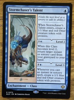 MTG Bloomburrow, Stormchaser's Talent - Image 1