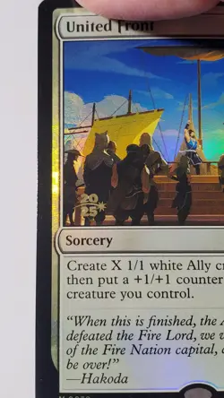 United Front Avatar: The Last Airbender Prerelease Foil - Image 3