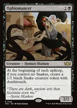Mint/Near-Mint, English - 1 x MTG Ophiomancer Commander: Tarkir: Dragonstorm - Image 1