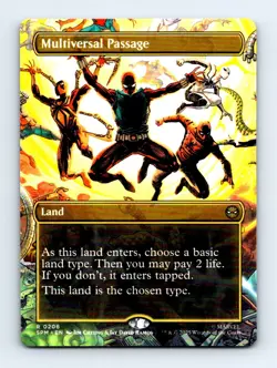 #206 2025 Marvel's Spider-Man Multiversal Passage RARE - Image 1