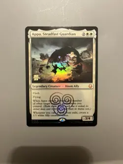 Appa, Steadfast Guardian Foil Prerelease Promo Avatar: The Last Airbender MTG - Image 1