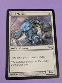 MTG Magic: Mirrodin: Grid Monitor #183/206 Rare - LP - Image 1