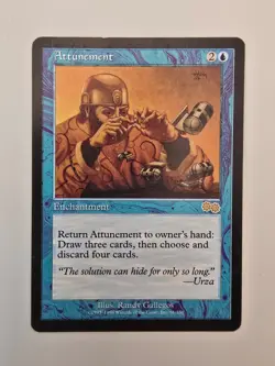 MTG - Attunement - Urza's Saga - LP - Image 1