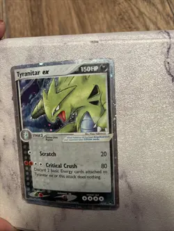 Pokemon TCG Tyranitar ex POP Series Promos 17/17 Holo Cosmos Holo Rare Rare HP - Image 2