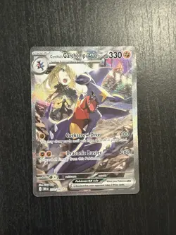 Pokemon TCG Cynthia's Garchomp EX Destined Rivals 232/182 SIR - Image 1