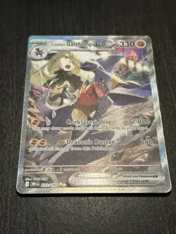 Pokemon TCG Cynthia's Garchomp EX Destined Rivals 232/182 SIR - Image 3