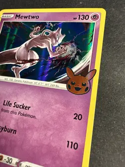 2022 Mewtwo Holographic Pokemon Sword Shield Trick or Trade Halloween 56/172 - Image 5