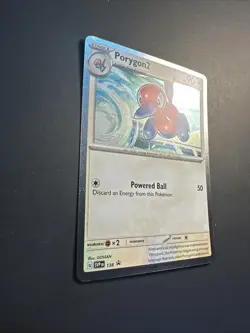 2023 Pokemon Scarlet Violet Cosmic Holographic Porygon 2 138 Black Star Promo - Image 2