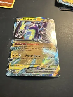 2023 Pokemon Miraidon ex SVP 28 Paldea Evolved Black Star Promo Holographic Holo - Image 4
