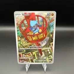 Pokemon TCG Riolu Black Star Promo Full Art #10 Mega Evolution Holo - Image 1