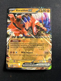 2023 Pokemon Koraidon ex SVP 29 Paldea Evolved Black Star Promo Holographic Holo - Image 1